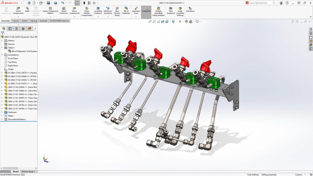 An Assembly in SOLIDWORKS 2022 - SOLIDWORKS Standard vs Professional