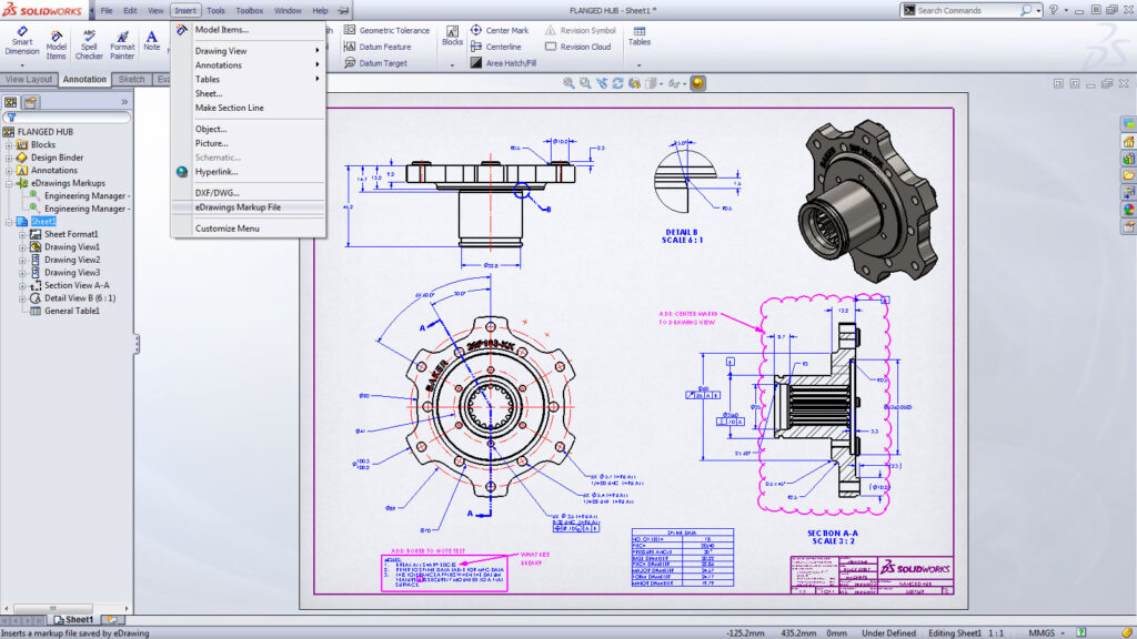 SOLIDWORKS Standard vs Professional - eDrawings Markup