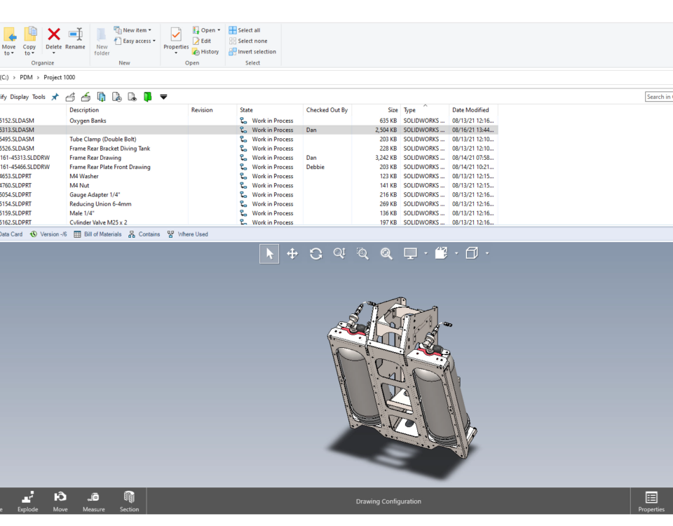 SOLIDWORKS PDM Interface
