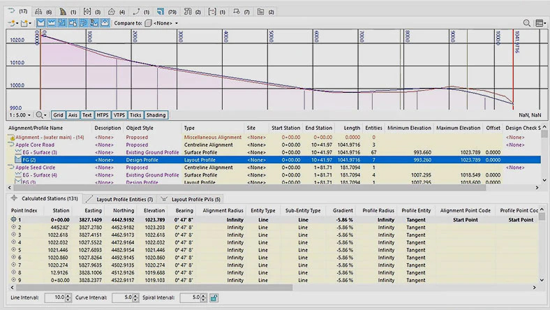 Project Explorer for Civil 3D