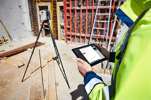 Scanning a construction site with the Leica Geosystems RTC360 3D Laser Scanning Solution