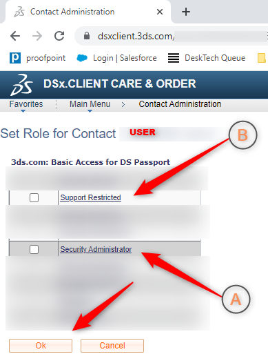 Security Administrator and Support Restricted roles in the DSx Platform