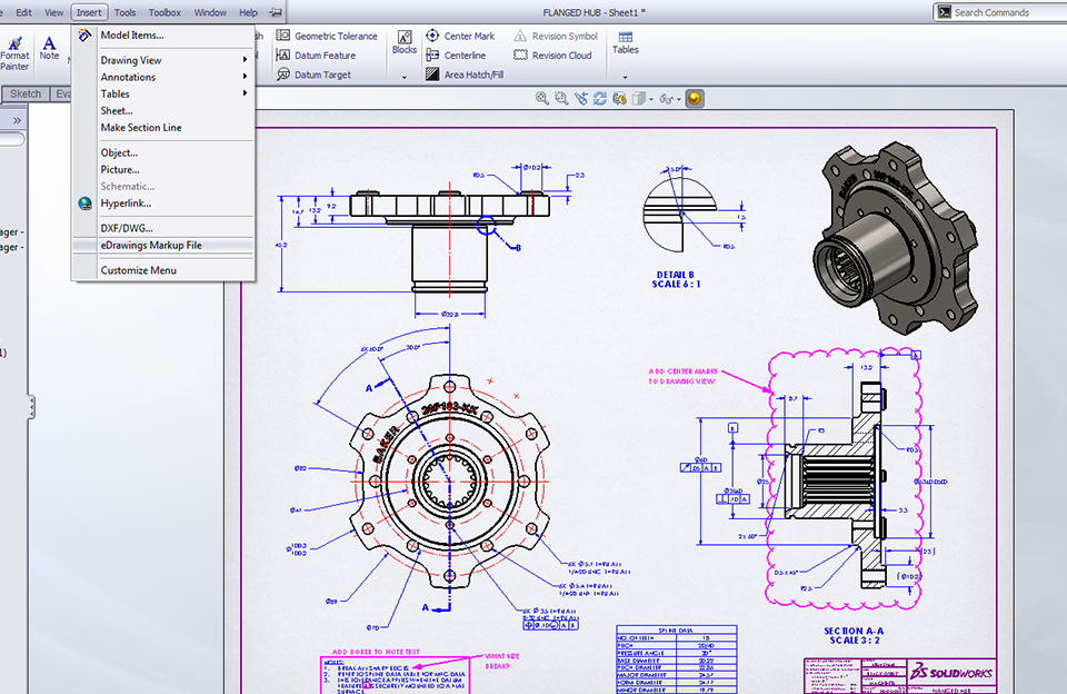 Solidworks 2D Drawing