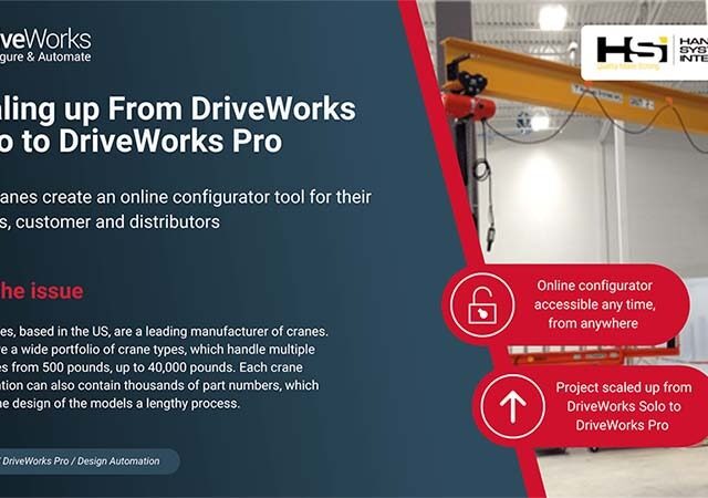 HSI Cranes – Scaling Up From DriveWorks Solo to DriveWorks Pro